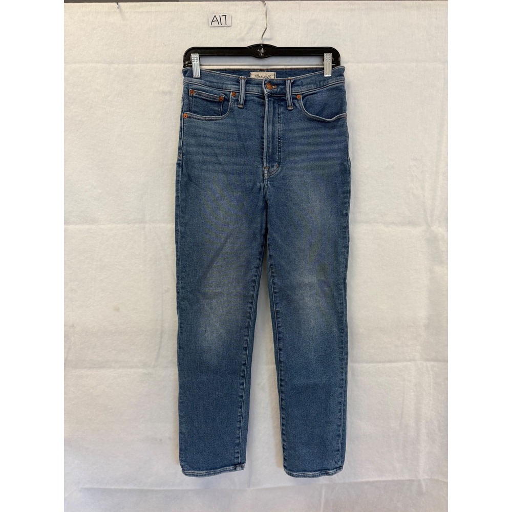 Madewell The Perfect Vintage Jean Womens 28 Medium Wash High Rise Slim Tapered